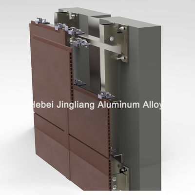 qualidade  20mm Thickness Terracotta Facade Support System fábrica