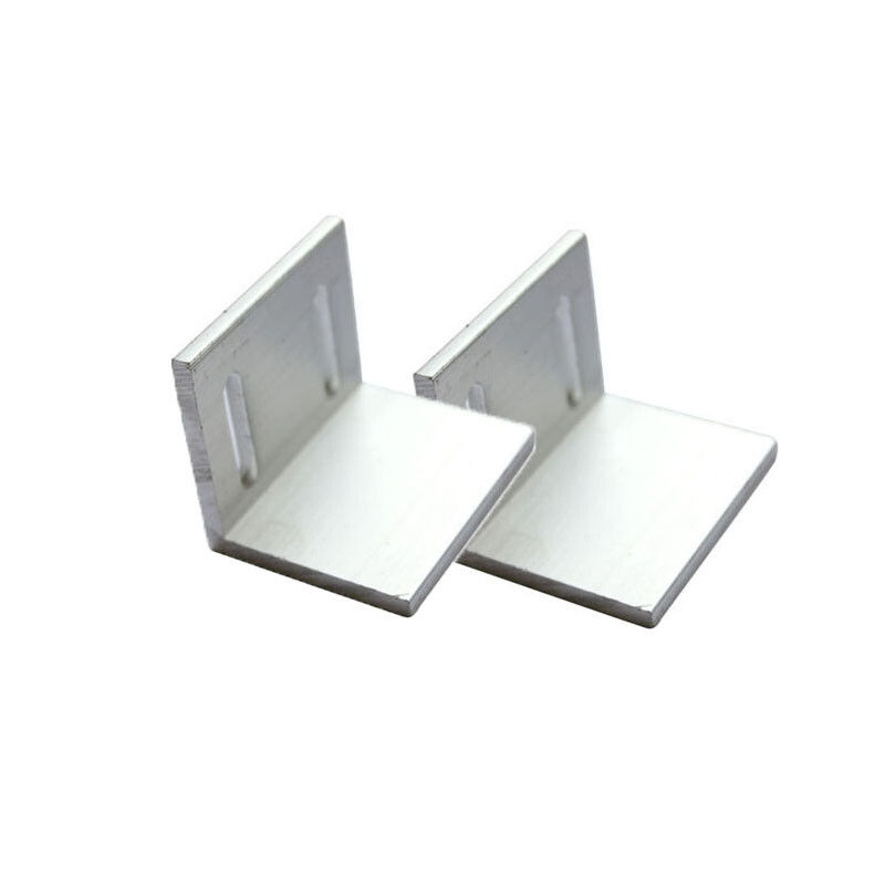Parede de cortina Brackets de canto de metal Montar teto Ângulo de 90 graus Bracket de metal