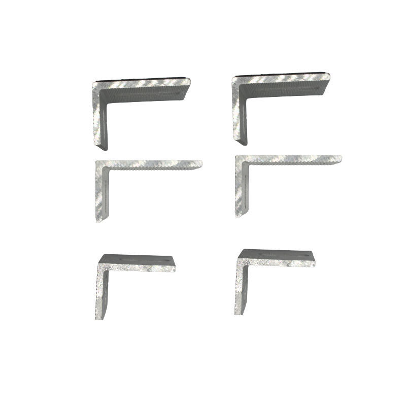 Bracket de canto de extrusão de alumínio OEM em forma de L para parede de cortina exterior