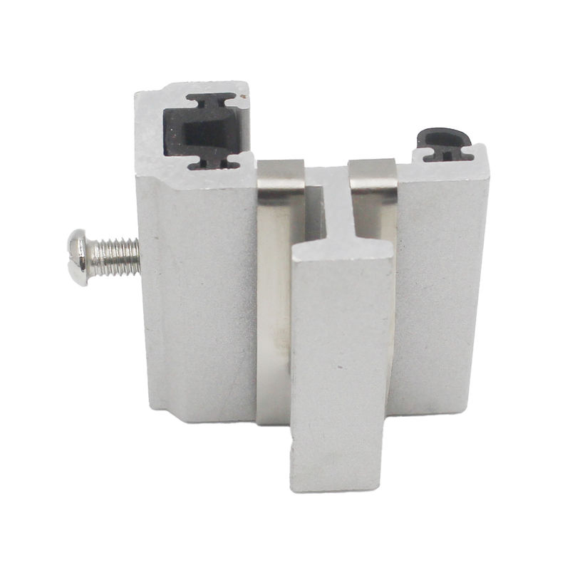 Sistema de suporte de revestimento de durabilidade anodizado natural ajustável com resistência à corrosão