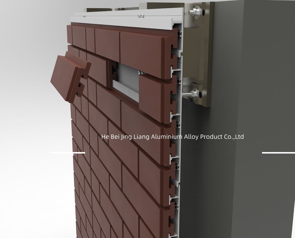 Instalação fácil Sistemas de suporte de parede de tijolos Resistência à corrosão