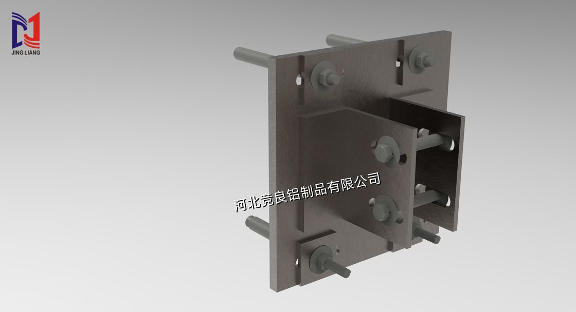 Sistema de Suporte de Fachada Ventilada Modular Unitizada para Suporte de Parede de Tijolo Necessidades Diversificadas do Projeto