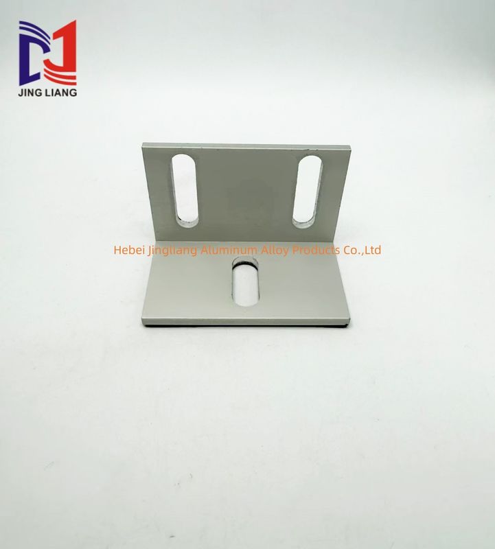 Código de ângulo 80*50*50mm para sistema de suporte de fachada com revestimento de oxidação anodizante
