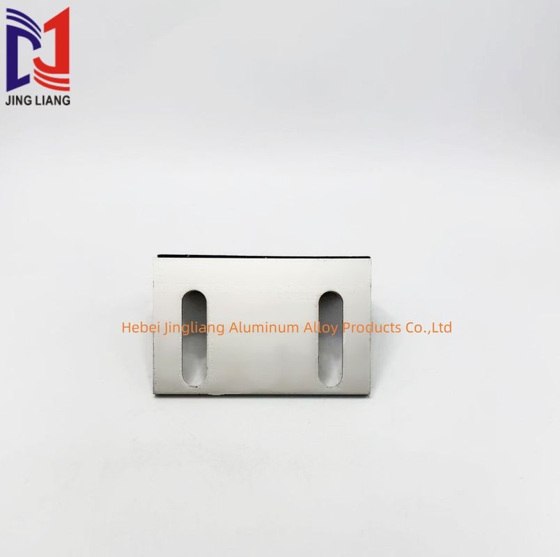 Código de ângulo 80*50*50mm para sistema de suporte de fachada com revestimento de oxidação anodizante