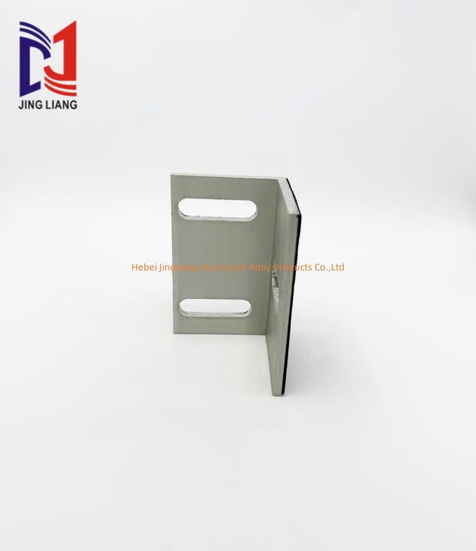Código de ângulo 80*50*50mm para sistema de suporte de fachada com revestimento de oxidação anodizante