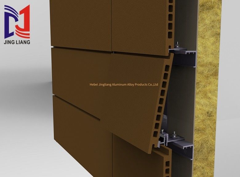 Instalação fácil e sistema de fixação de circuito personalizado para painel de terracota de 20 mm e painel de terracota de 30 mm