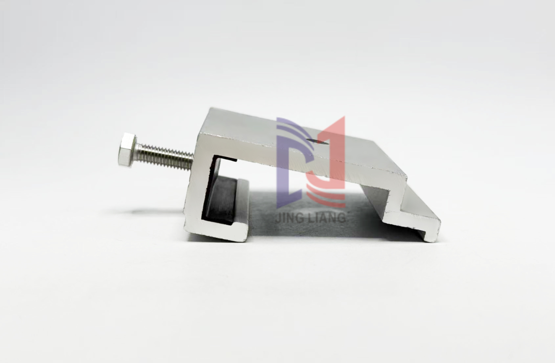 Clipe de alumínio anticorrosão para sistema de suporte de revestimento de pedra