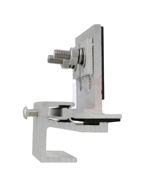 Clipe de extremidade de alumínio anticorrosão para sistema de suporte de fachada de terracota