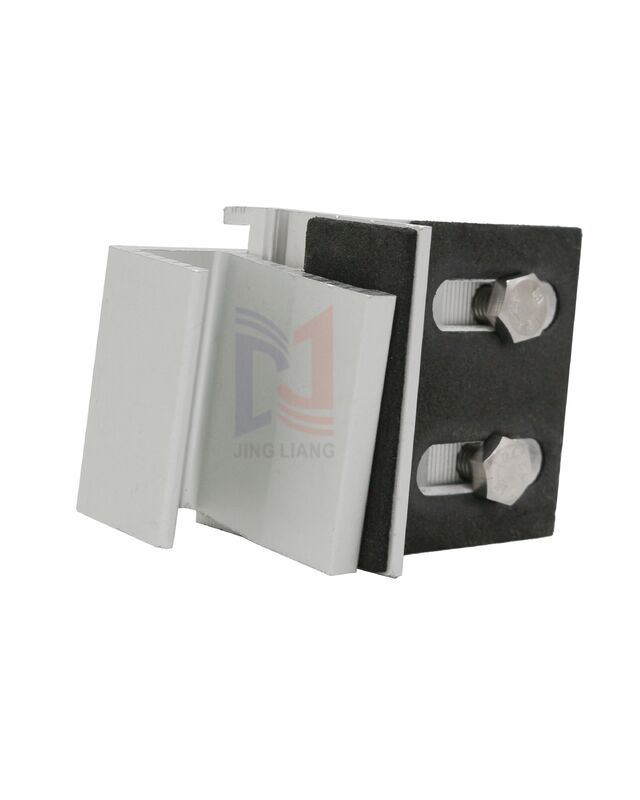 Clipe de extremidade de alumínio anticorrosão para sistema de suporte de fachada de terracota