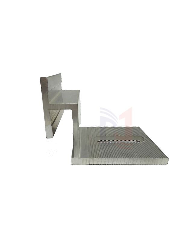 Clip de alumínio leve para sistema de suporte de fachada para edifícios comerciais e residenciais