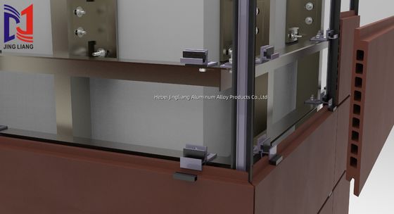 Sistema de Suporte para Fachada Ventilada em Terracota para Painel de 30mm com Construção de Alto Desempenho